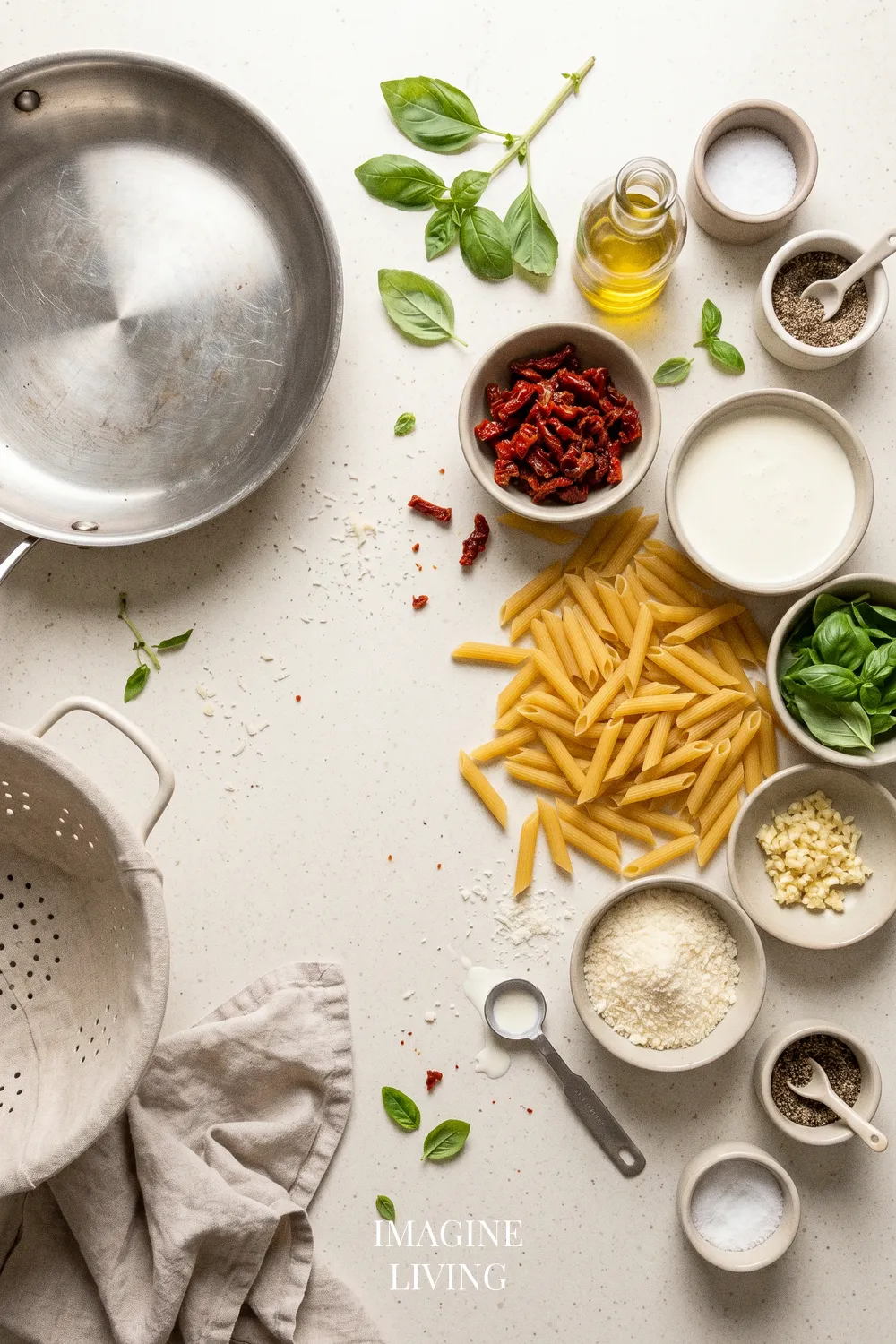 Ingredients: Creamy Sun-Dried Tomato Pasta