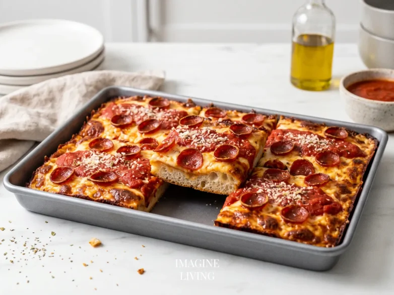 Detroit-Style Pepperoni Pizza