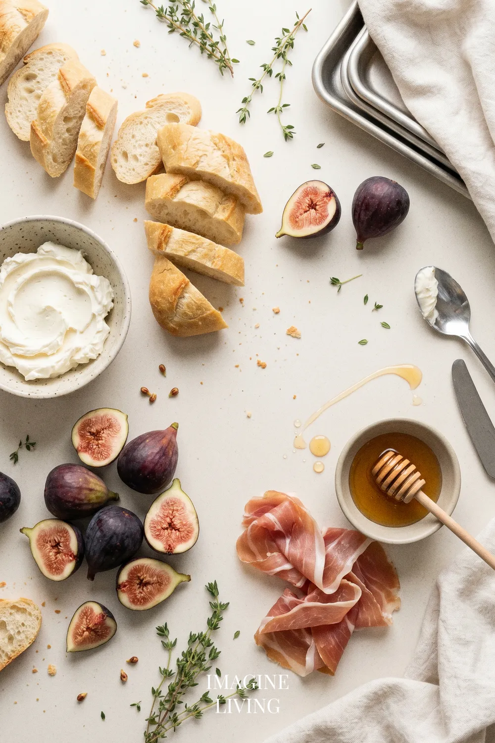Ingredients: Fig and Prosciutto Crostini