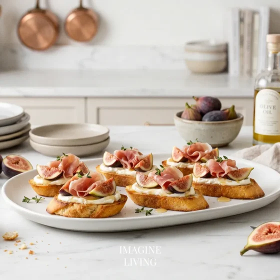 Fig and Prosciutto Crostini
