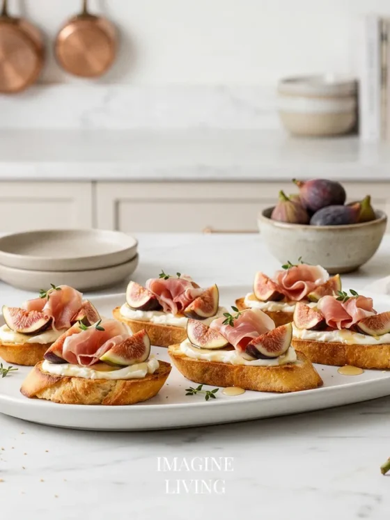 Fig and Prosciutto Crostini