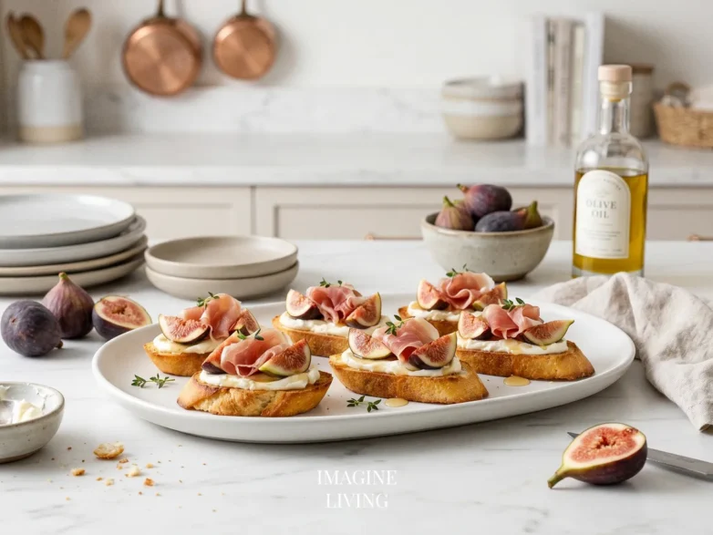Fig and Prosciutto Crostini