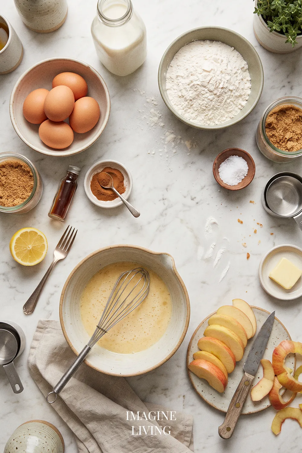 Ingredients: Fluffy German Apple Pancake