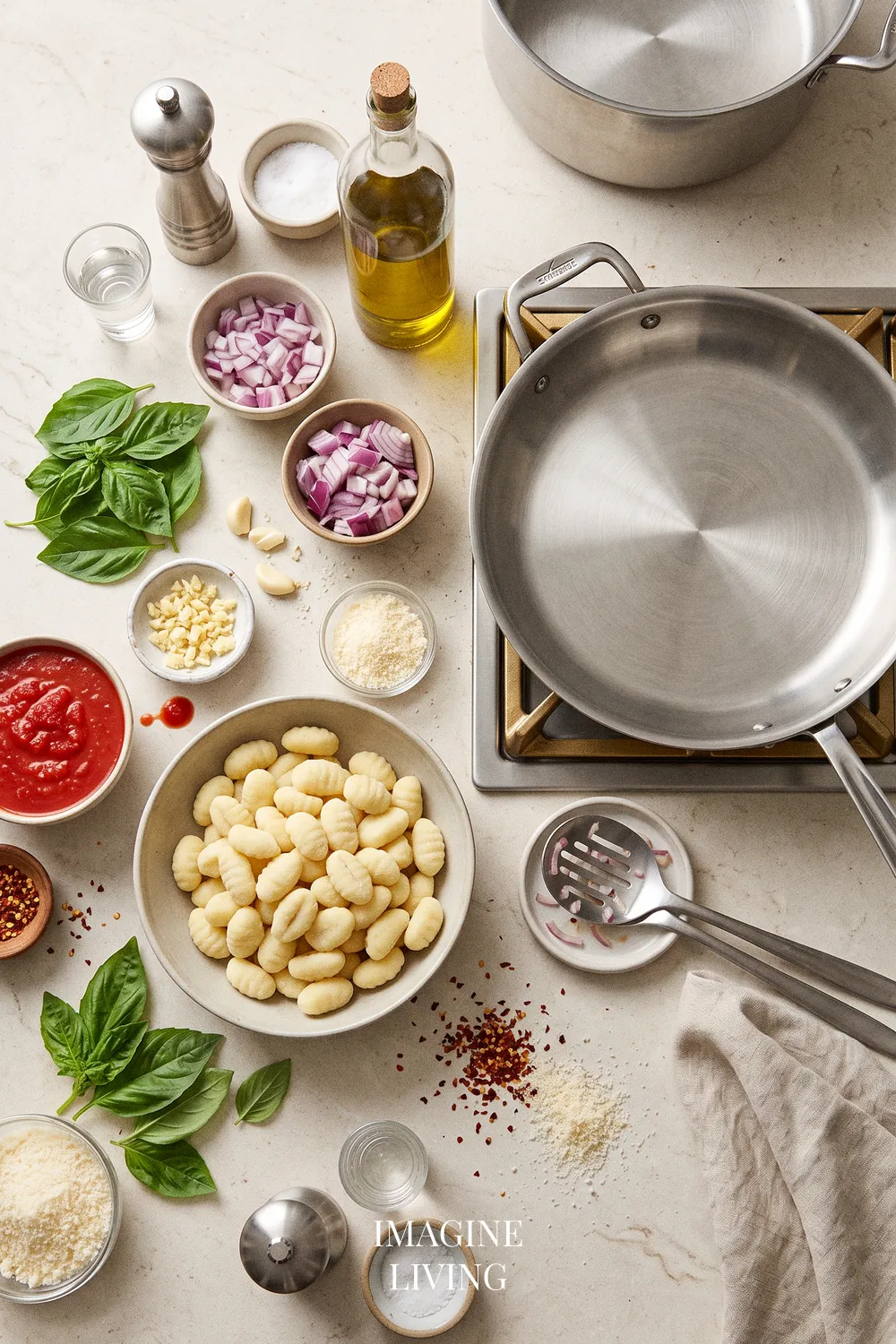 Ingredients: Easy Gnocchi Alla Vodka Recipe (4 Servings)