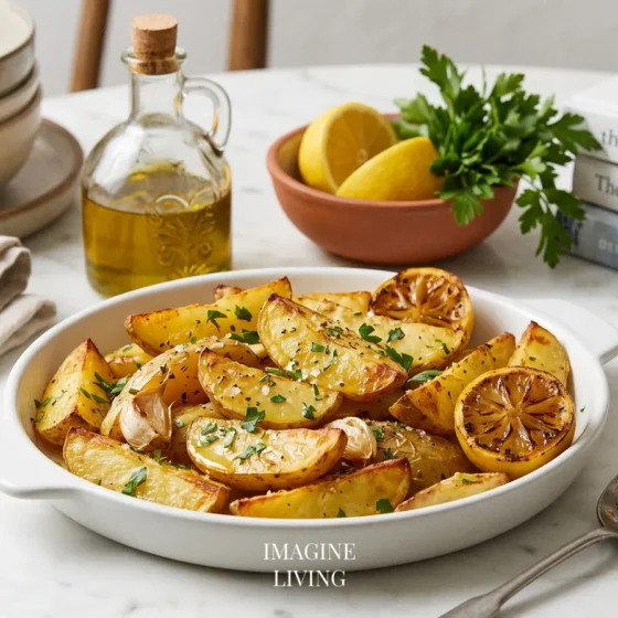 Greek Lemon Potatoes