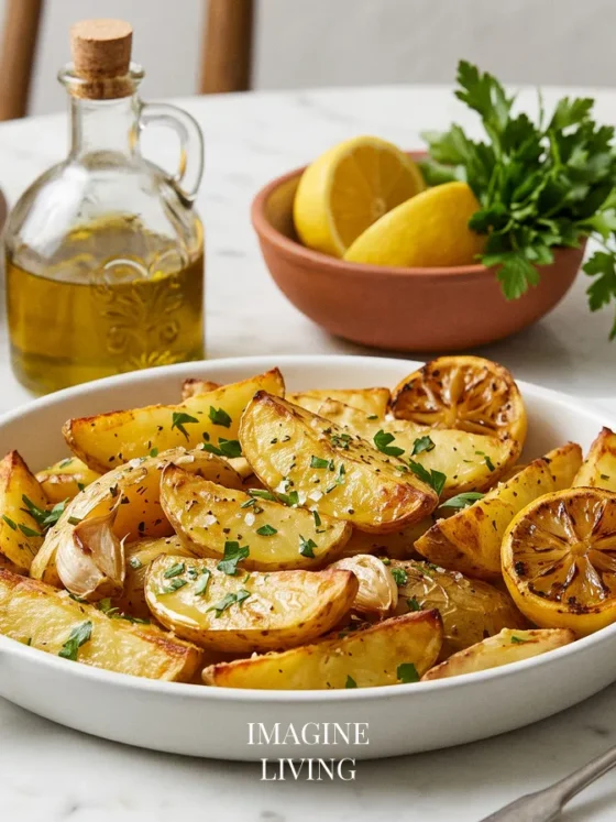 Greek Lemon Potatoes
