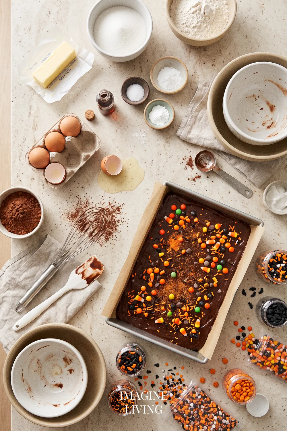 Ingredients: Festive Chocolate Brownies