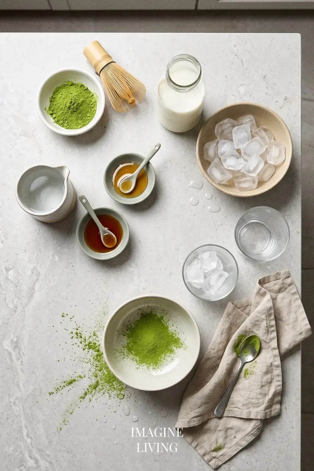 Ingredients: Iced Matcha Latte Recipe