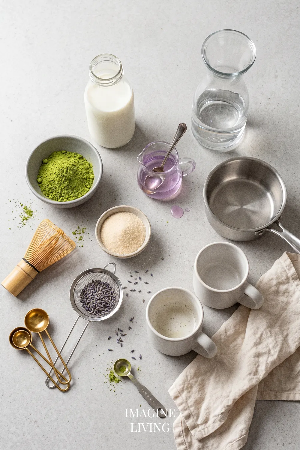 Ingredients: Lavender Matcha Latte