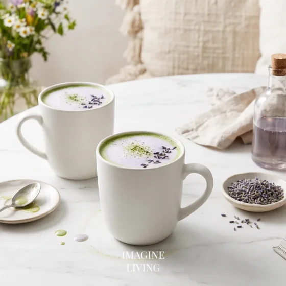 Lavender Matcha Latte