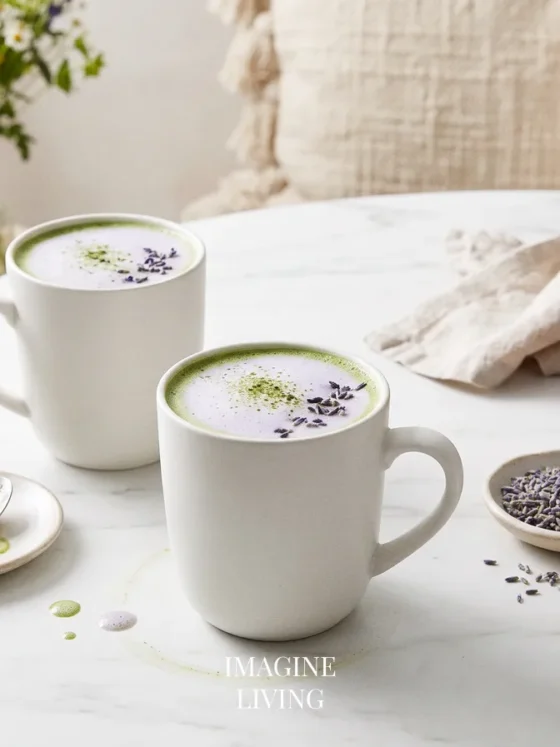 Lavender Matcha Latte