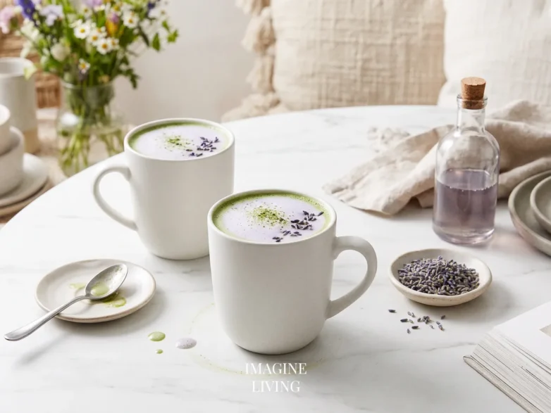 Lavender Matcha Latte