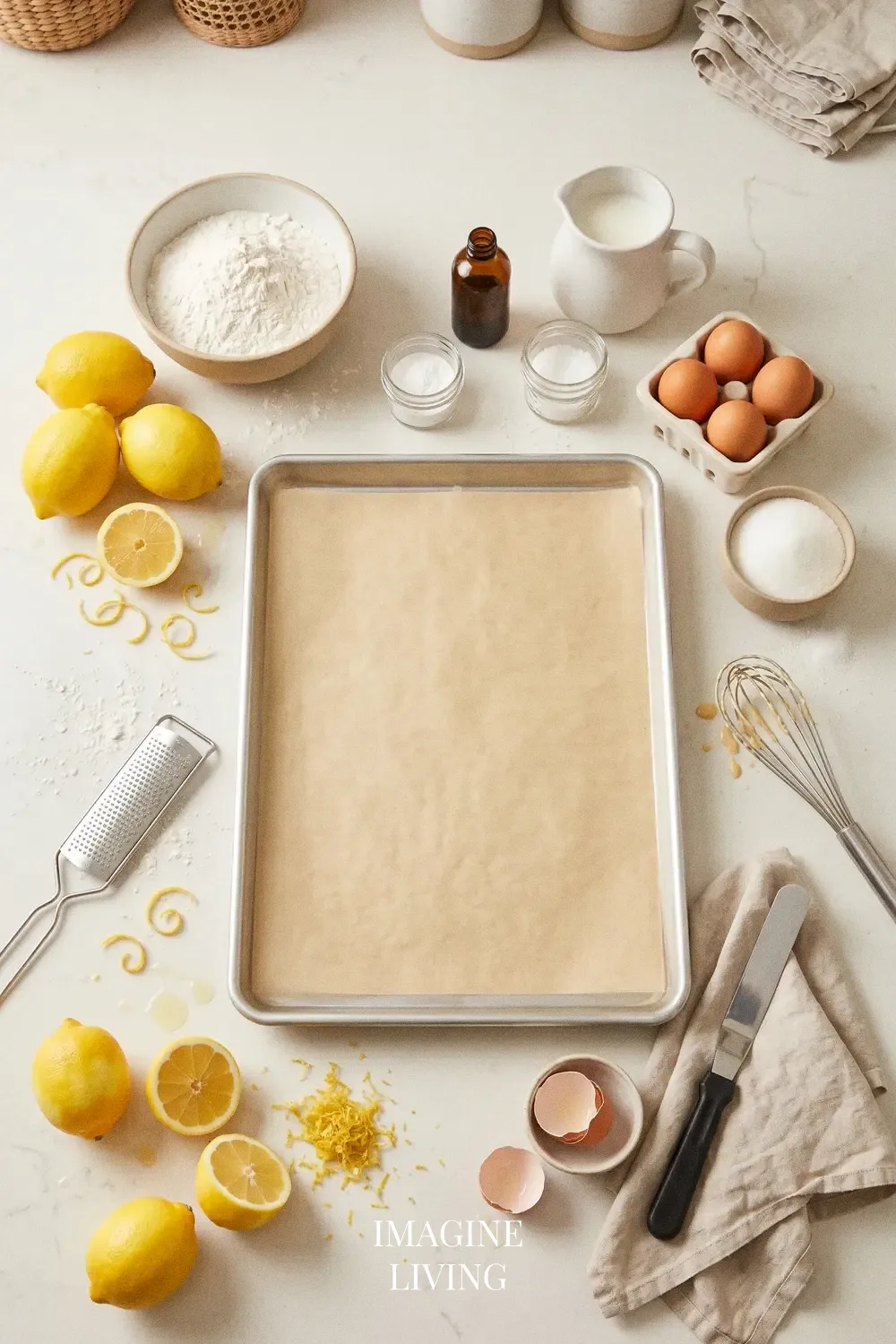 Ingredients: Moist Lemon Sheet Cake