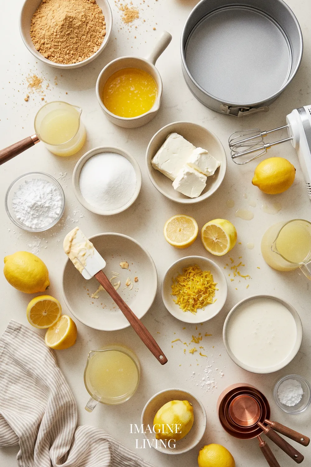Ingredients: No-Bake Lemon Cheesecake