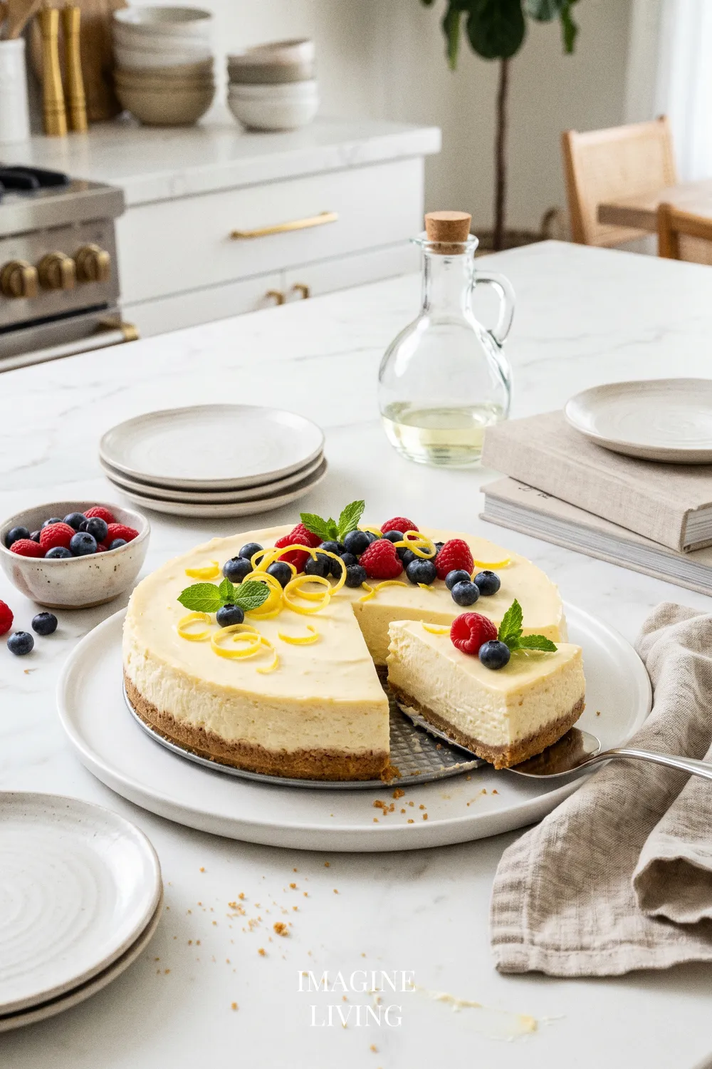 Creative Variations: No-Bake Lemon Cheesecake