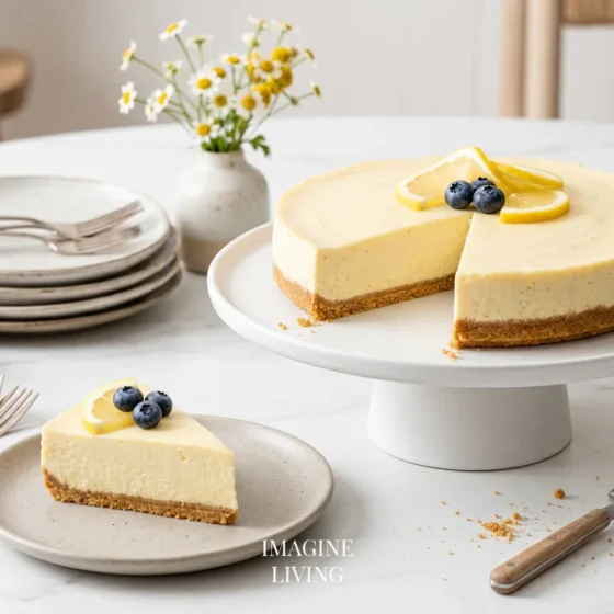 No-Bake Lemon Cheesecake