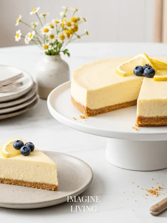 No-Bake Lemon Cheesecake