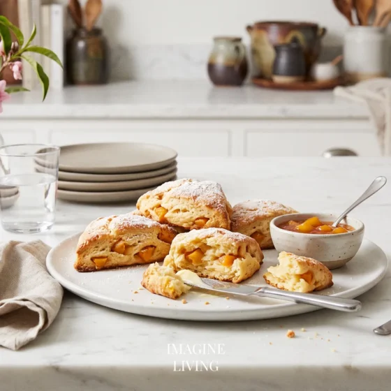 Peach Scones