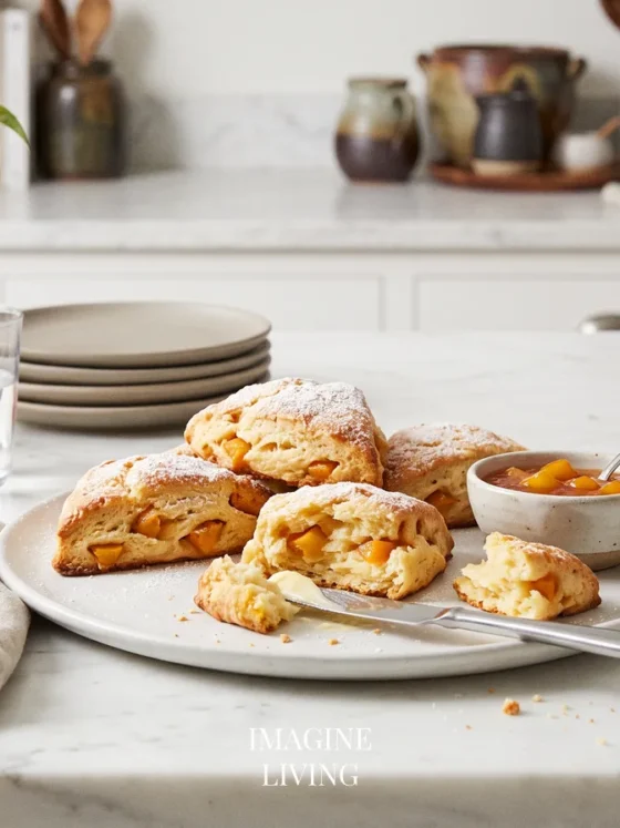 Peach Scones