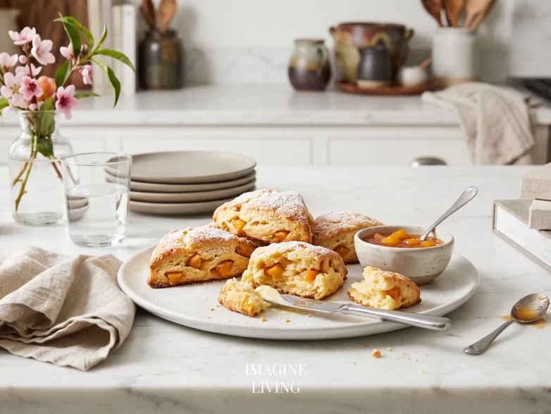 Peach Scones