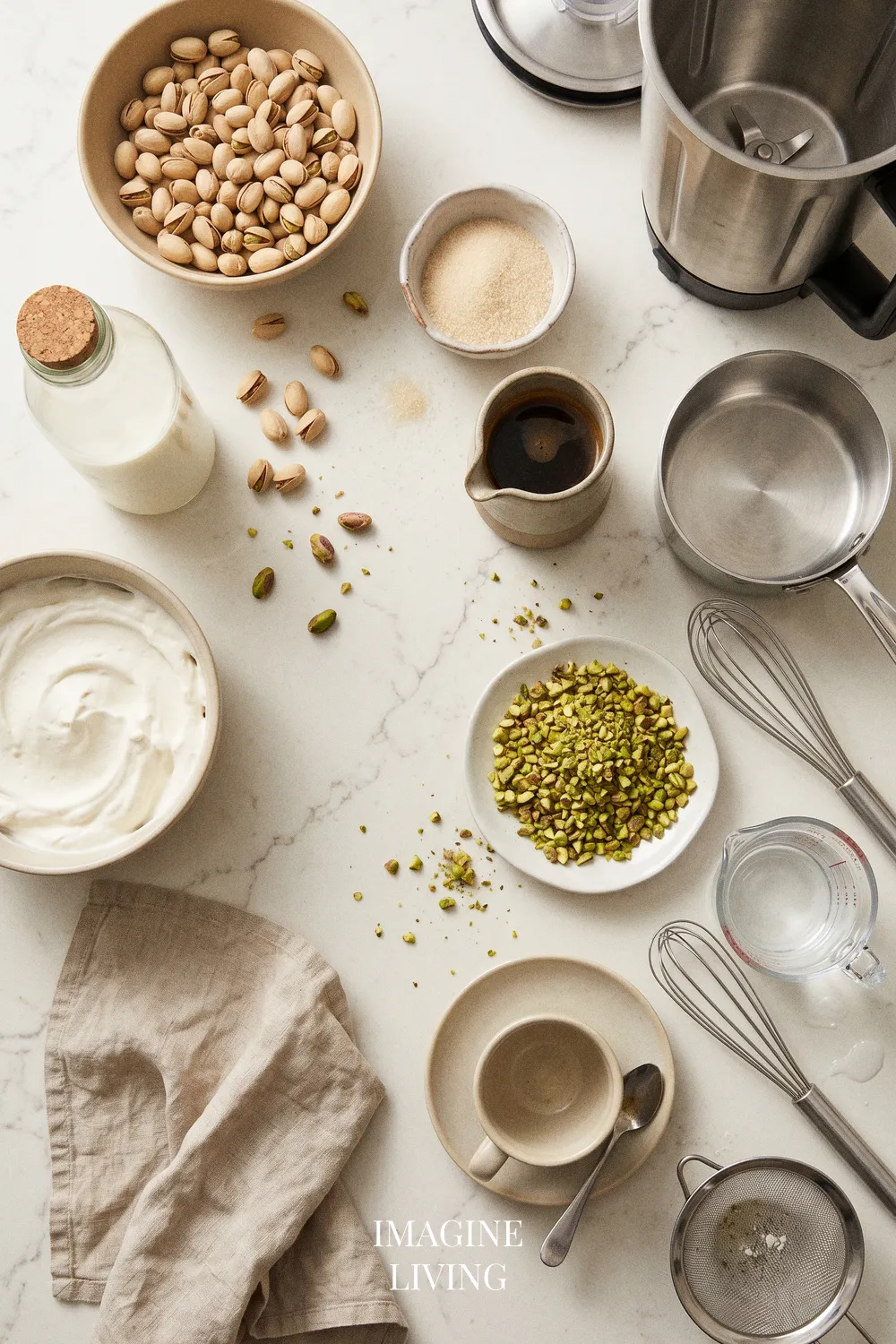 Ingredients: Creamy Pistachio Latte