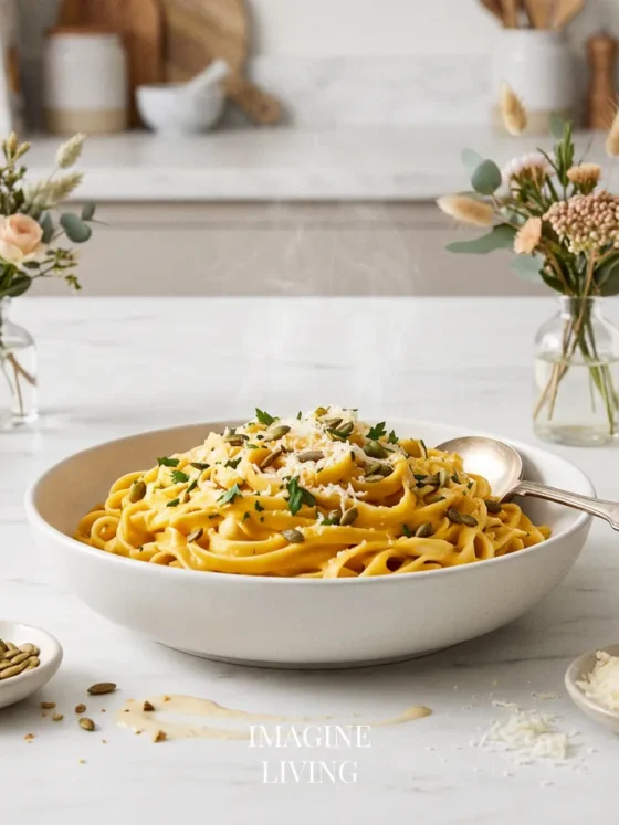 Pumpkin Alfredo Pasta