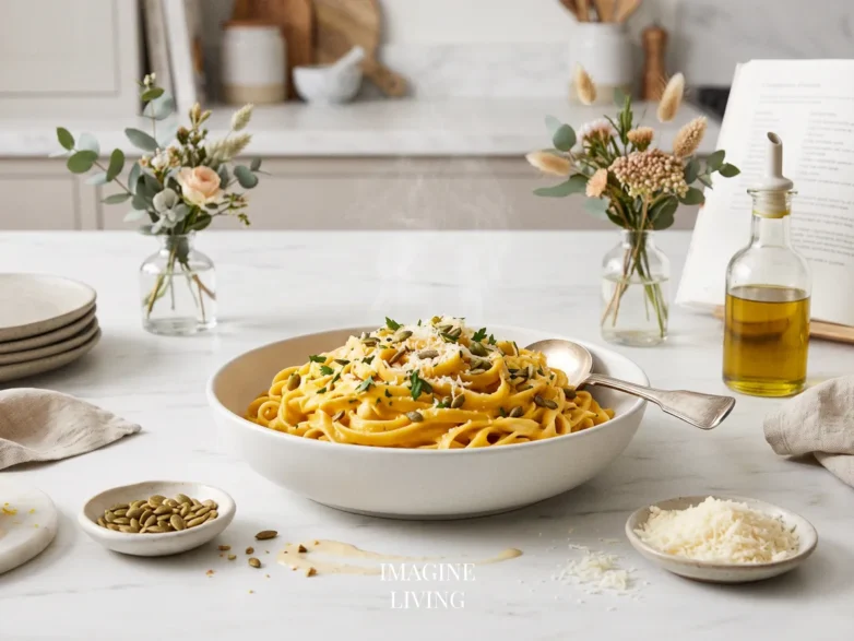 Pumpkin Alfredo Pasta