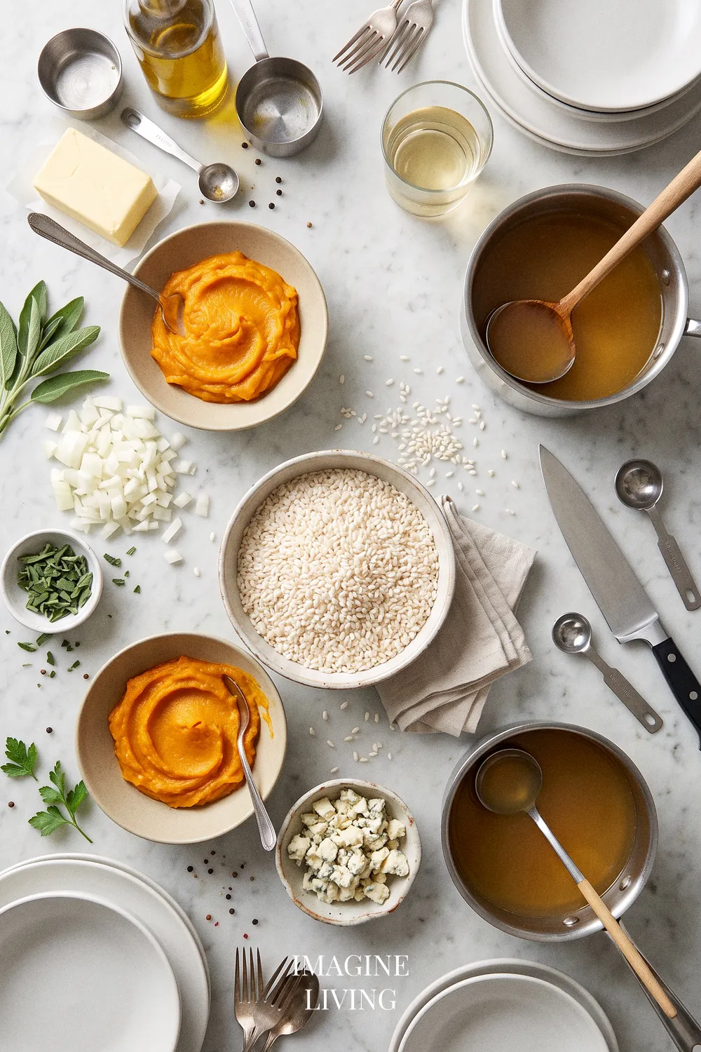 Ingredients: Pumpkin Gorgonzola Risotto