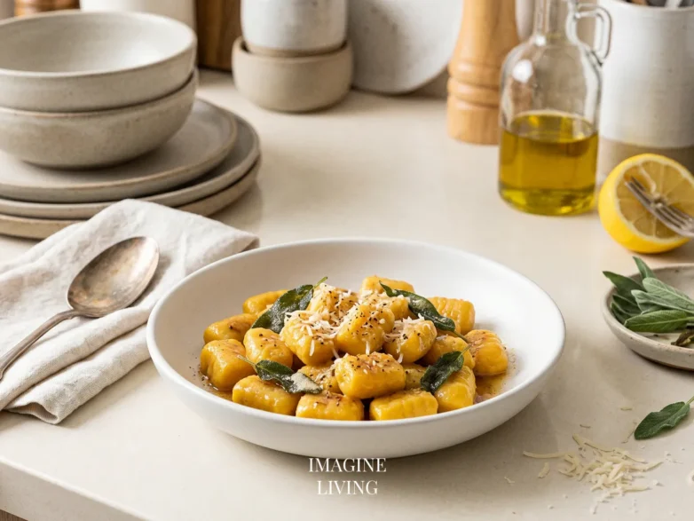 Pumpkin Gnocchi with Brown Butter Sage