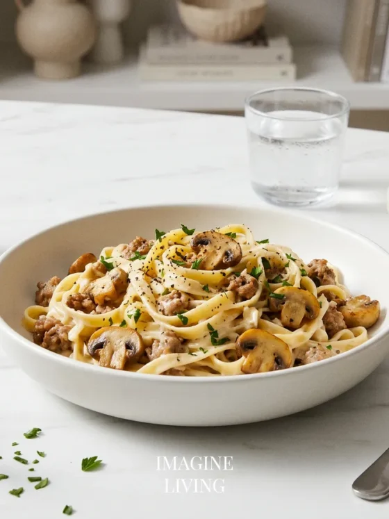Sausage and Mushroom Pasta
