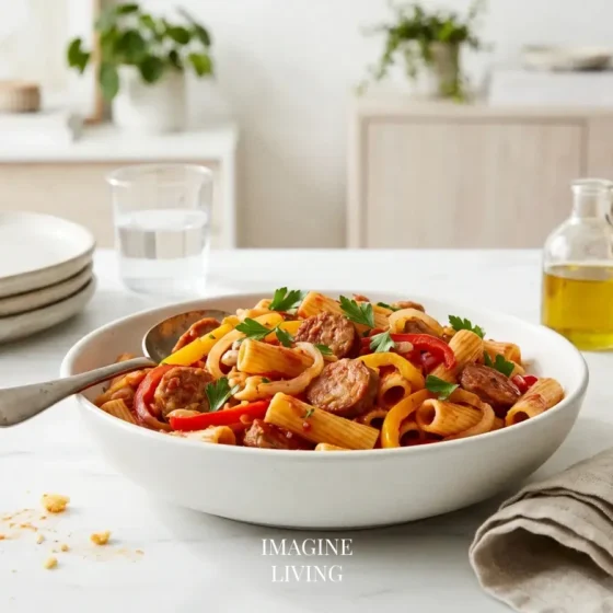 Sausage and Peppers Pasta