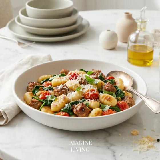 Sausage Gnocchi Skillet
