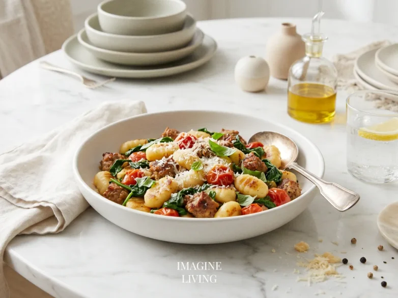 Sausage Gnocchi Skillet
