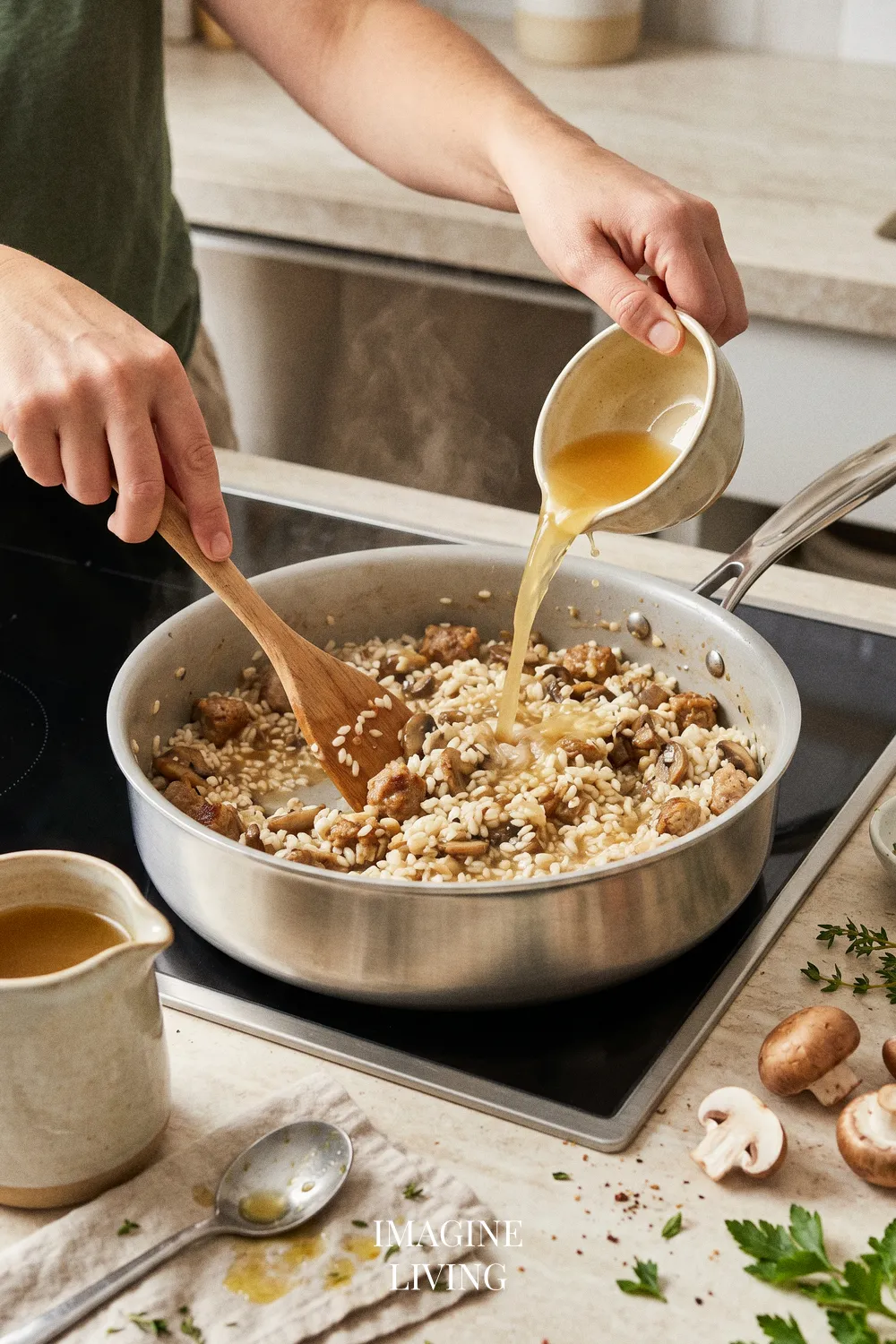 Pro Tips for Sausage Mushroom Risotto
