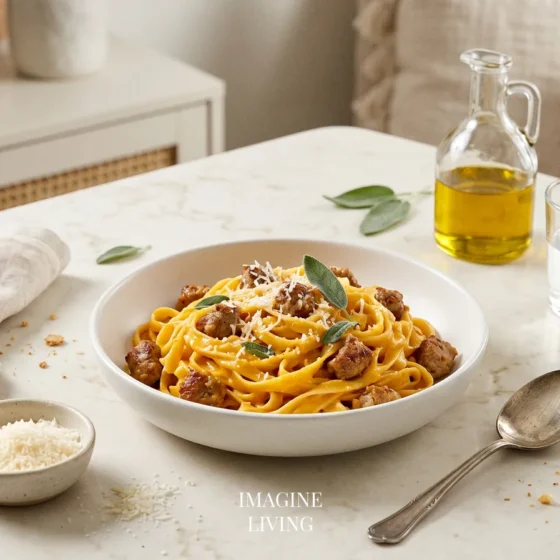 Sausage Pumpkin Pasta