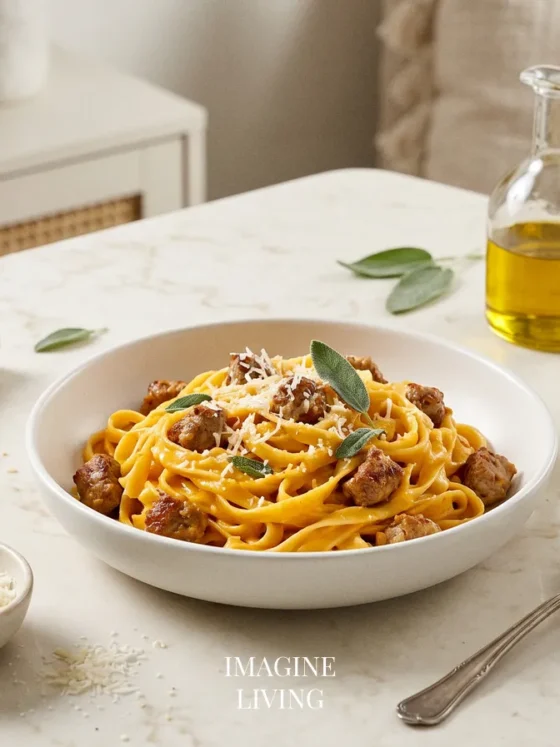 Sausage Pumpkin Pasta