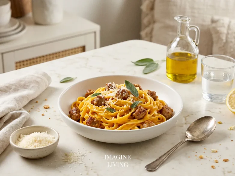 Sausage Pumpkin Pasta
