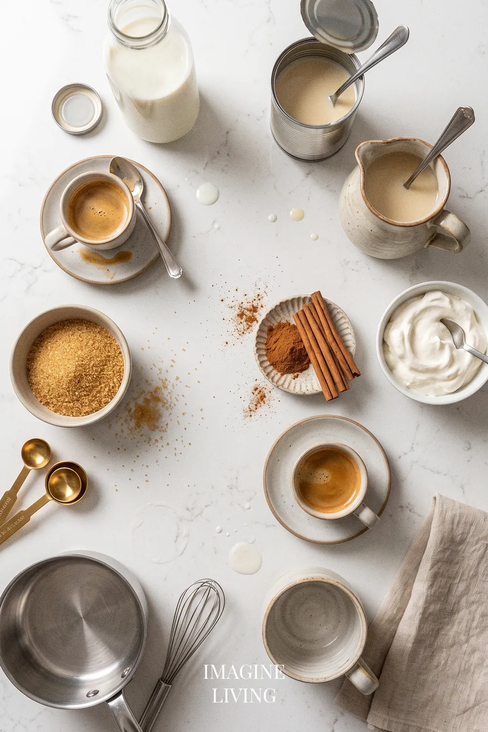 Ingredients: Homemade Spanish Latte Recipe (Serves 2)