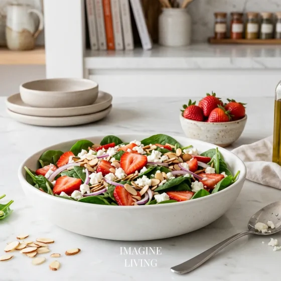 Strawberry Spinach Salad