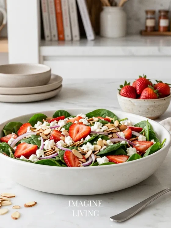 Strawberry Spinach Salad