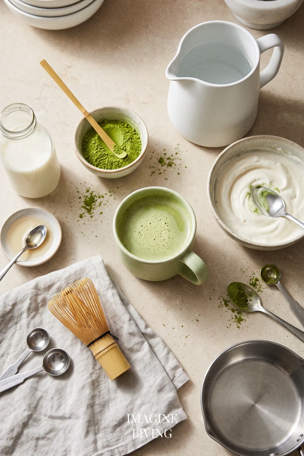 Ingredients: Creamy Vanilla Matcha Latte